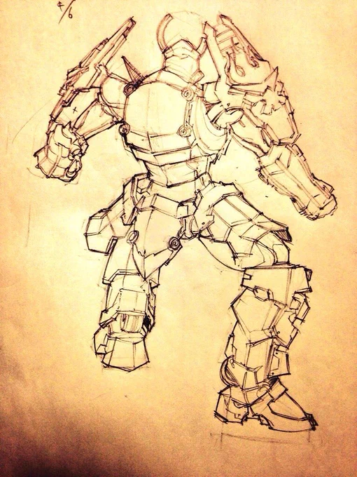 グレンラガンの絵もっと描いてた気がするけどデータ残ってるのこの辺 