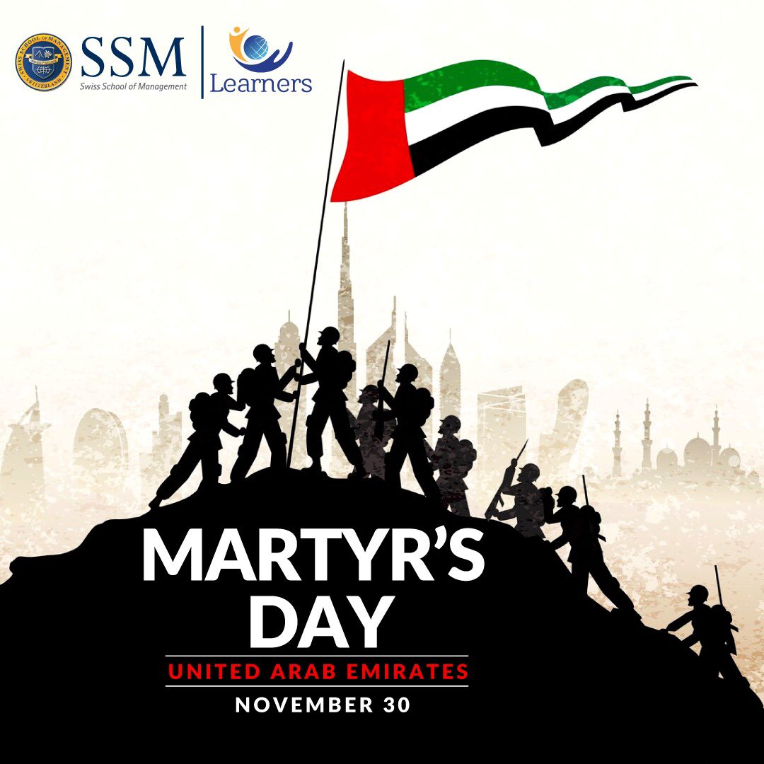 SwissSchoolOfM1's tweet photo. In honor of those who served and sacrificed their lives🇦🇪 

#we_salute_our_heroes #tribute #commemorationday #the_uae_remembers #we_thank_you https://t.co/eVBxJ8KgjN