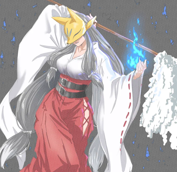 デジモンカードが懐かしくて久々に調べていたらサクヤモンの巫女形態(?)が今の自分の性癖にささりそうなデザインやった… 
