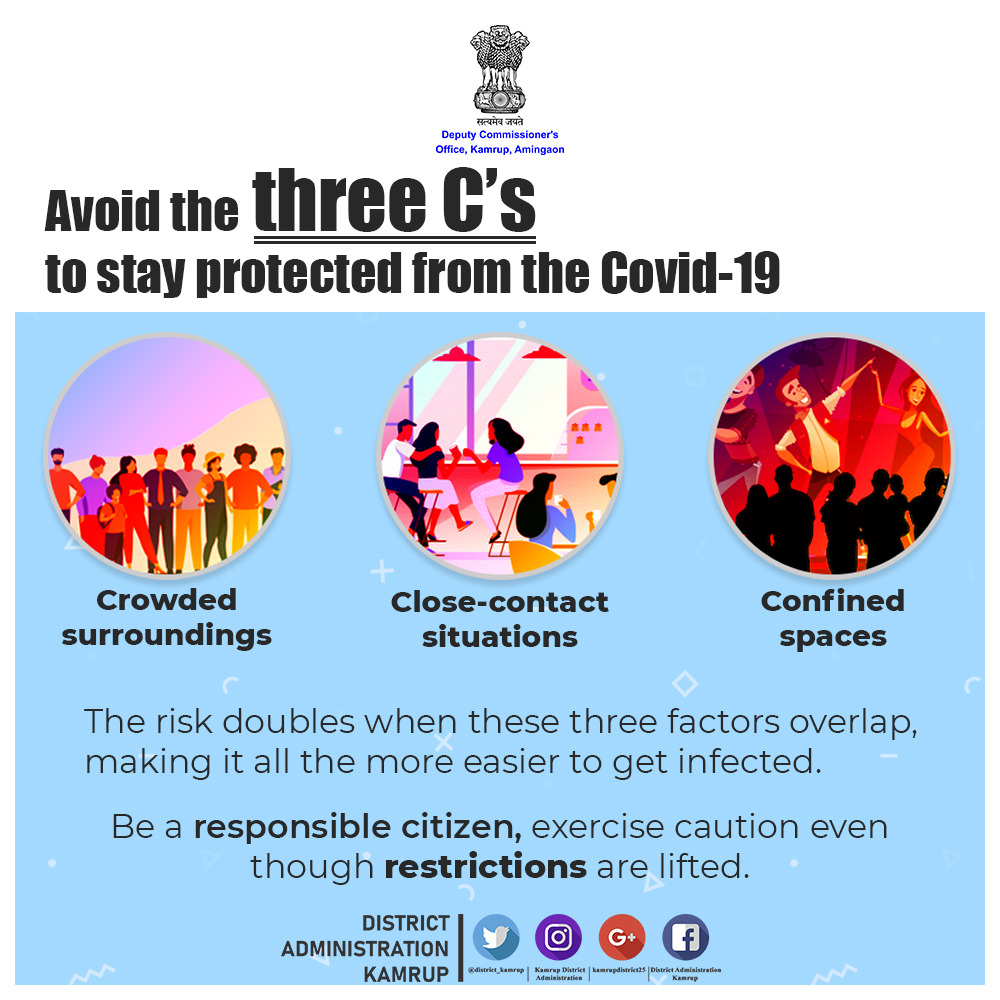 district_kamrup's tweet image. The pandemic is far from being over if we do not exercise caution at the individual level. Please keep the Covid-19 safety protocol in mind, each time you step out of your houses. If you are unwell, stay home and seek urgent medical care 

#Covid19safety #SafetyProtocol #StaySafe