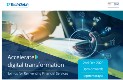 Tech_Data_India's tweet photo. Financial markets can now reinvent & accelerate their #digitaltransformation journey with Tech Data's @IBM #hybrid and #multicloud offerings!
Join us in this webinar to learn more: https://t.co/axyUPDFSrG
#TechDataIndia https://t.co/5aly4NH0fW