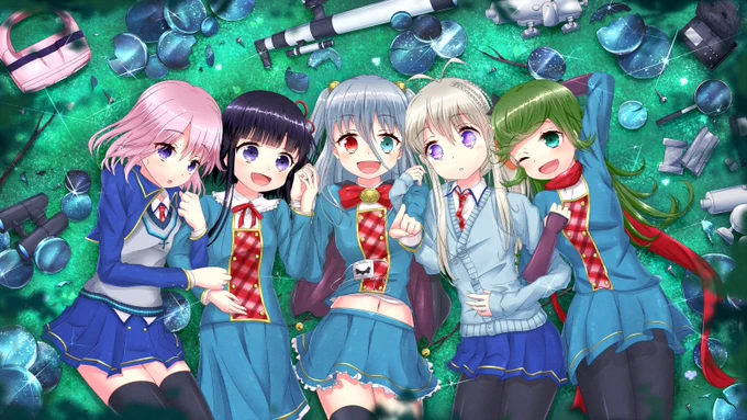 私が人生で最初にやったソシャゲ、私立グリモワール魔法学園が先ほどサービス終了しました。ストーリーを完走しての終了、有終の美だと思います。転校生だった時に出会った方々は今でも大切な友人です。イラストは数年前の過去絵で失礼します。ありがとうグリモア、お疲れ様でした。 #グリモア 