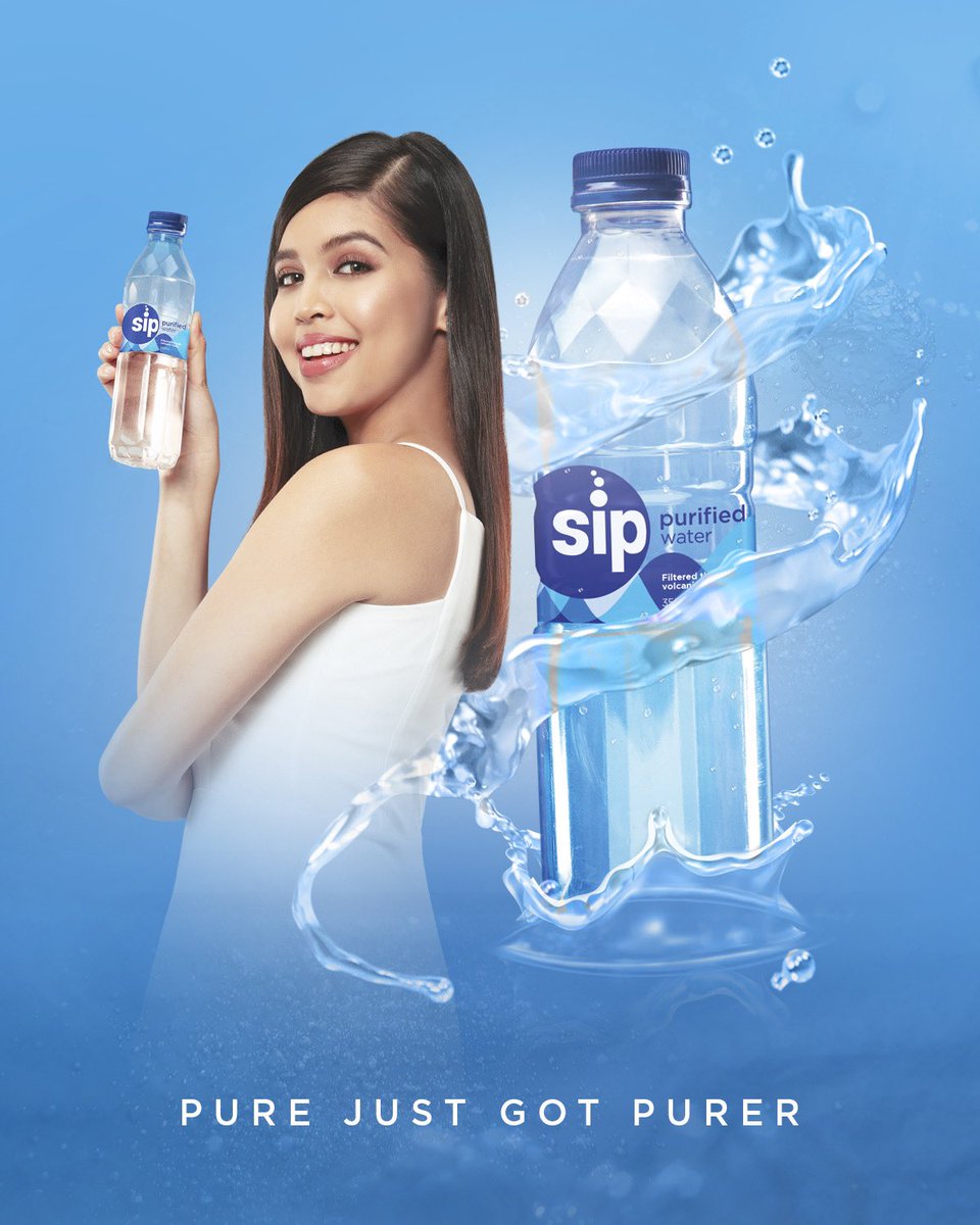 Only drink the best and purest. #SipKaMuna