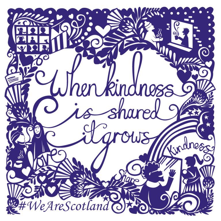 The smallest acts of #kindness can make the biggest difference. How will you make this St Andrew’s Day a good one for somebody in your life?#OneMillionWordsofKindness #HappyStAndrewsDay #WeAreScotland  #wellbeing