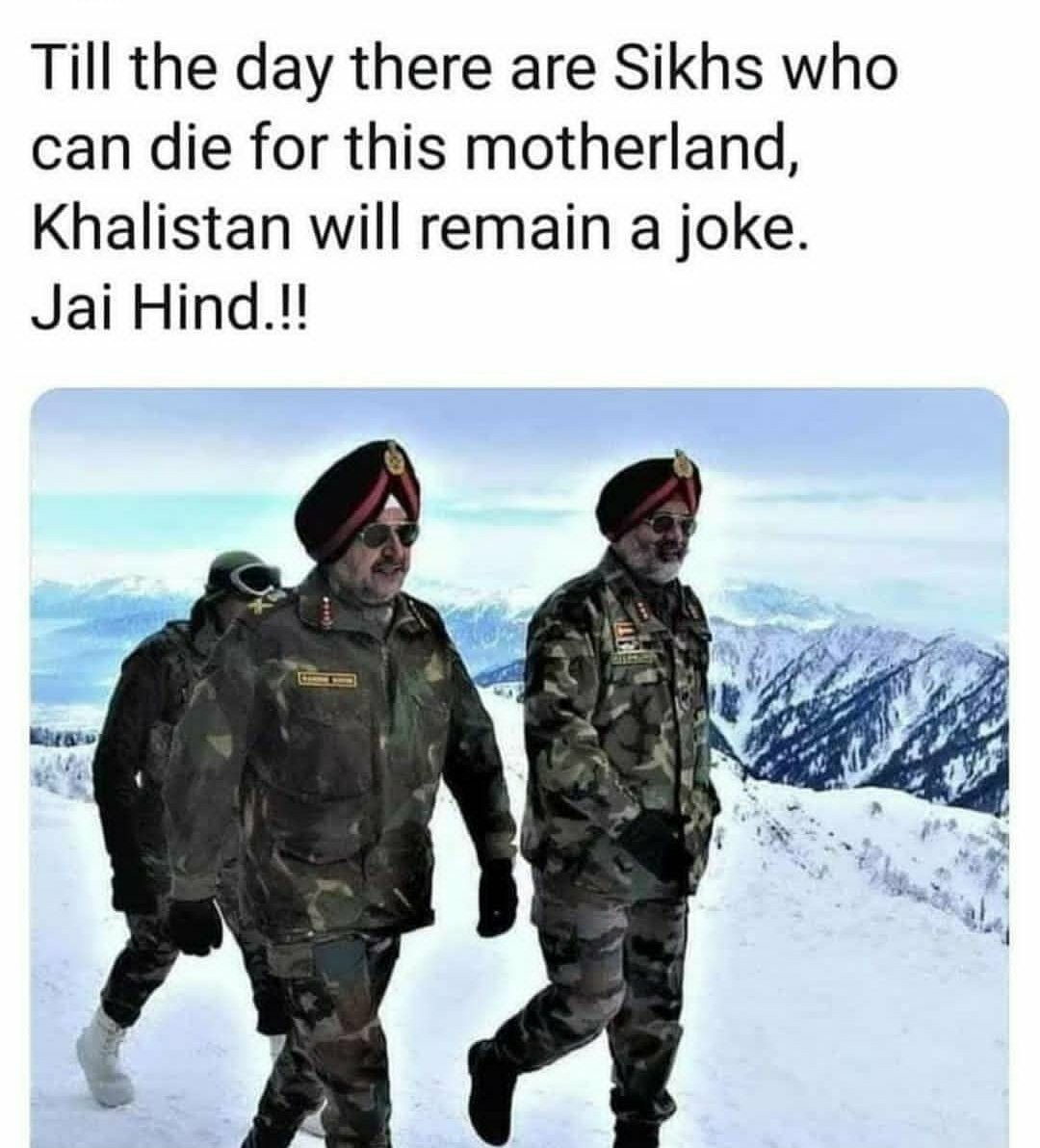 Mave_05's tweet photo. Salute to these Sardarji's anytime than who are protesting in Delhi border!
#FarmerProtestHijacked https://t.co/DlWwZdffW2