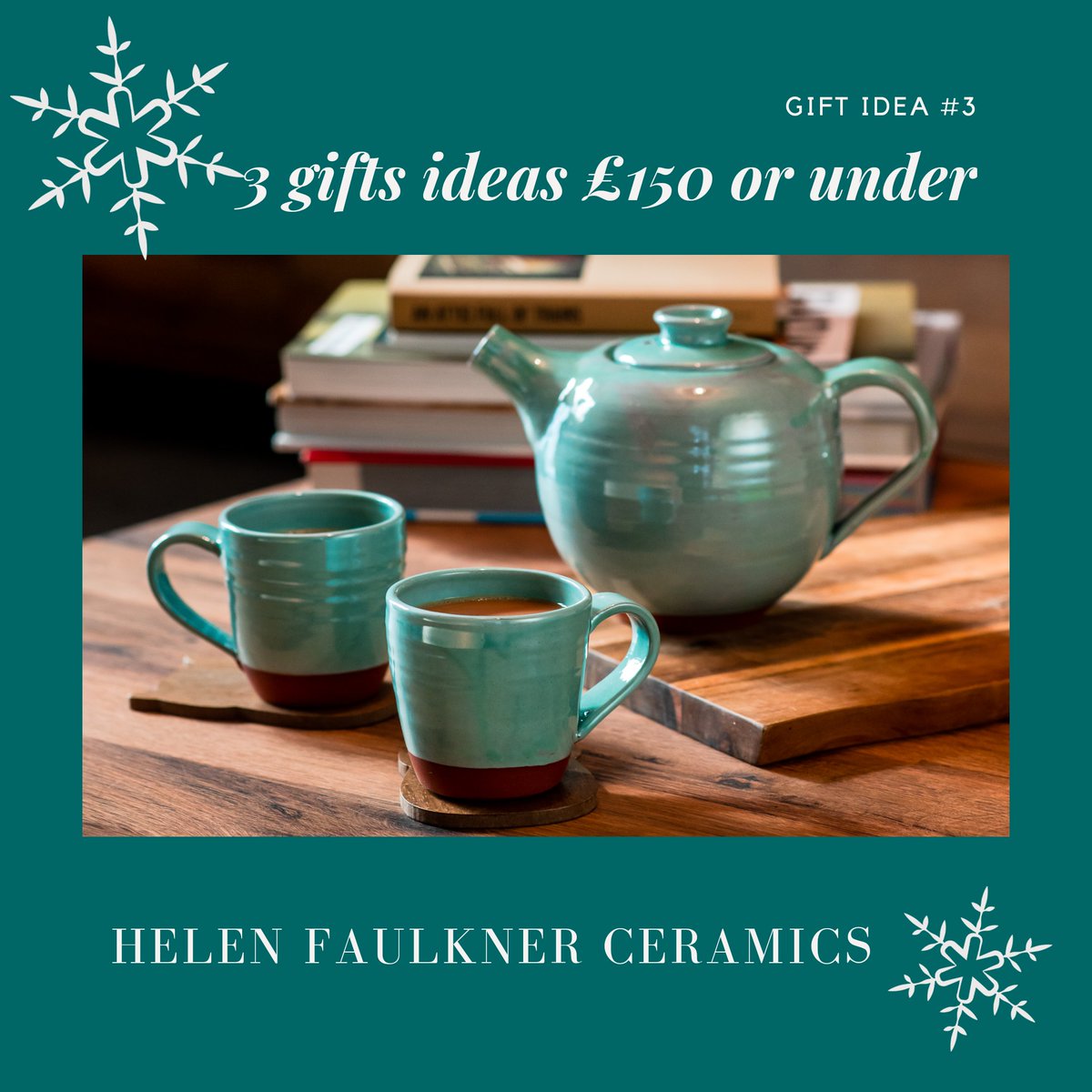 Gift ideas £150 or under. 
Gift 1-2 x 4 piece dining set, dinner plate/side plate/soup bowl and mug. £150
Gift 2 Set of serving bowls, large fruit bowl and salad bowl. £120
Gift 3-Tea for 4 set, a teapot and 4 small mugs is £139
#giftsunder150 #giftideas #buybelfast
#buylocalni