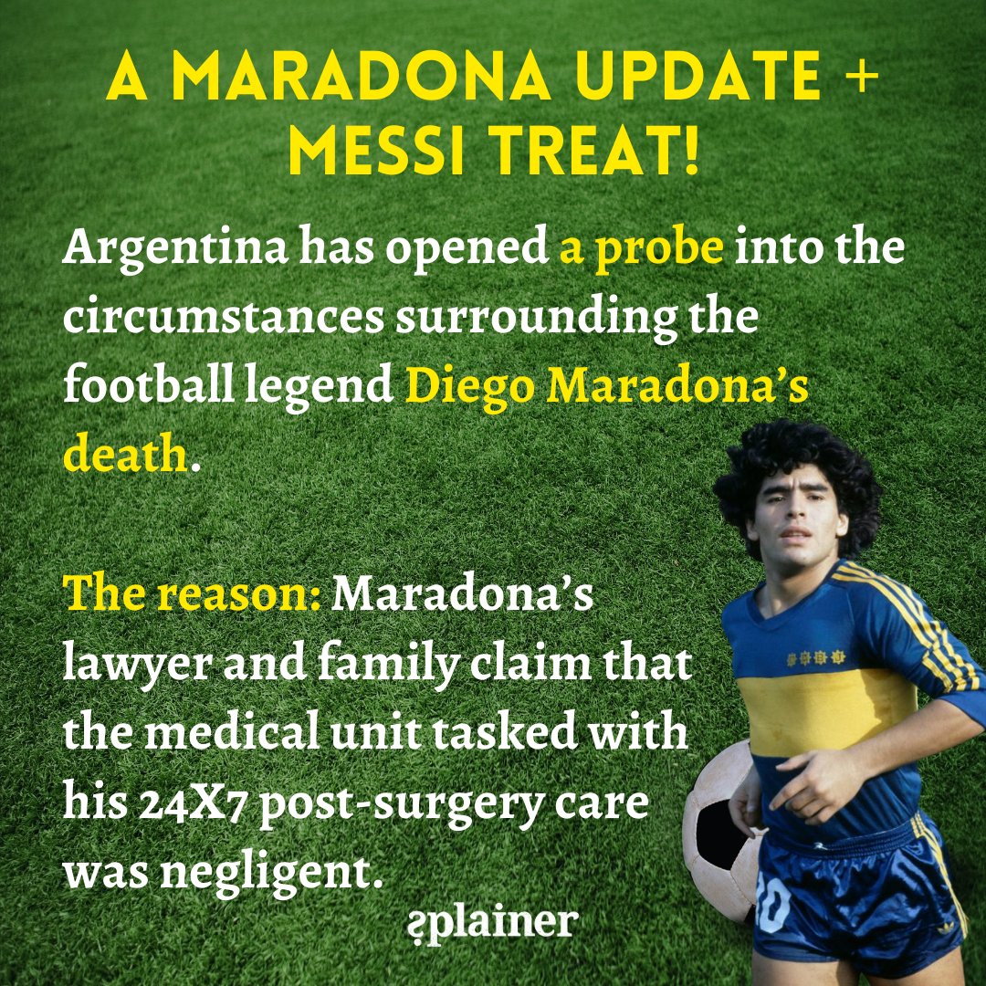 splainerin's tweet photo. See more #HeadlinesThatMatter in today’s edition: https://t.co/v7XmNcqgQ9 

#argentine #messi #lionelmessi #tributetomaradona #diegomaradona #maradonatribute #messitribute #argentina #soccer #formula1 #formulaone #formula1bahrain #romaingrosjean #grandprix https://t.co/87BcAsczJ5