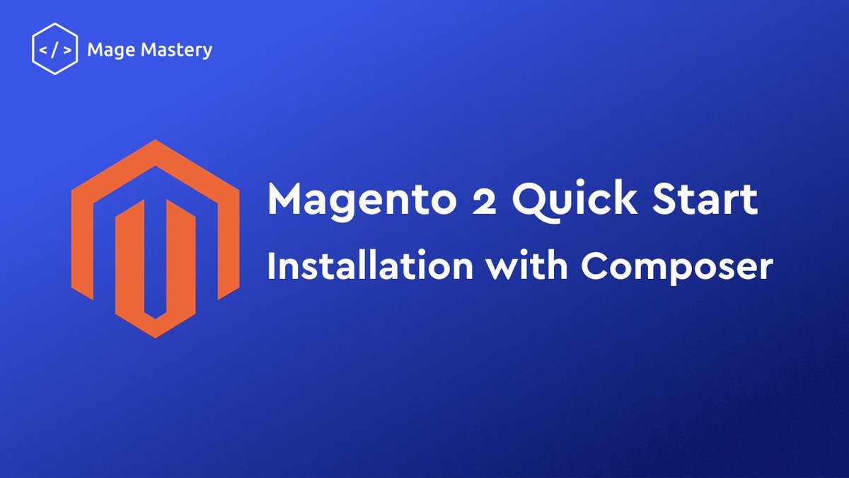 max_pronko's tweet photo. New Video: Magento 2 Quick Start: Magento 2.4 Installation using Composer
Premiering today.
https://t.co/6Y6a5WSKWr
#Magento #MageMastery https://t.co/HBDACJmlrL