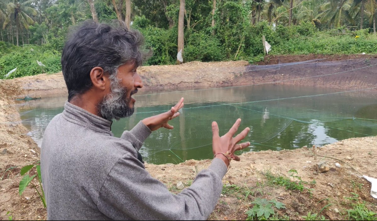 rallyforrivers's tweet photo. “#CauveryCalling volunteers have inspired me to take up full-time tree-based agriculture and find my roots,” says Raghu Chikkanerele, a delighted farmer from Periyapatna, Mysuru. He had moved to Bengaluru 10 years ago. “I will now volunteer for #CauveryCalling.” https://t.co/LDGTDXGlS1