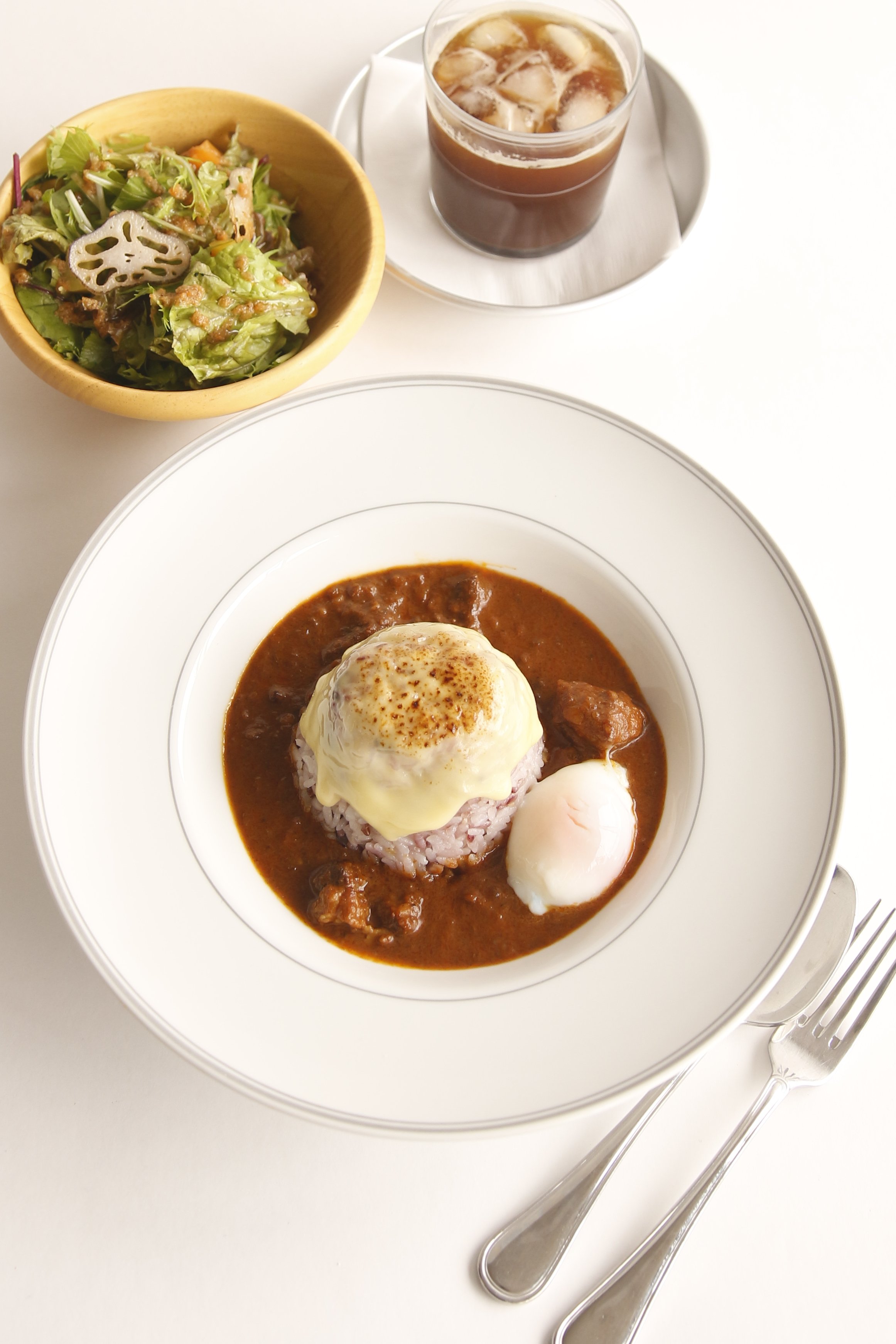 嵯峨野湯 チーズ山カレー 温玉トッピングがおすすめ カレー チーズ 嵯峨野湯 さがのゆ Saganoyu 京都 ランチ 京都カフェ 嵐山ランチ 嵐山カフェ Kyotolunch Kyotocafe Arashiyamalunch Arashiyamacafe 京都 嵐山 嵯峨嵐山 Kyoto Arashiyama