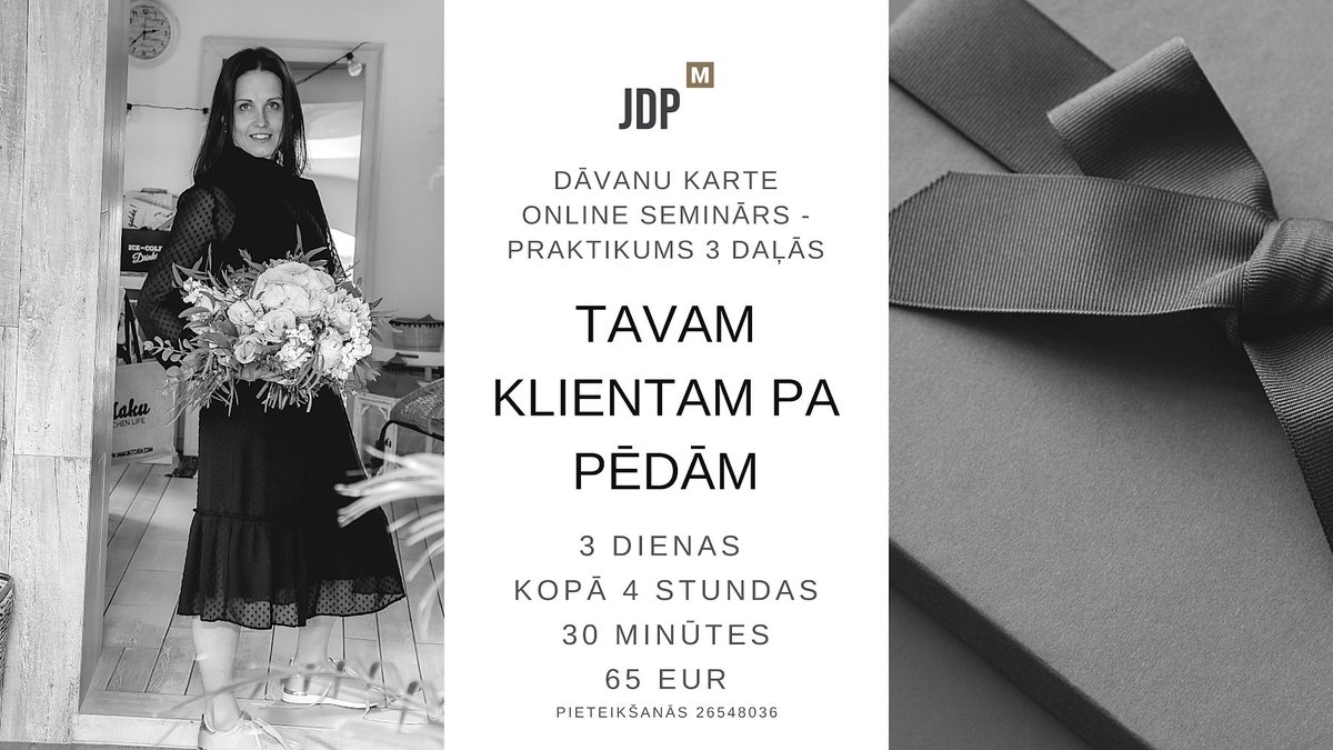 Jolinc27's tweet photo. 👣•••Ja vēlies kādam dāvināt zināšanas• Elektroniska dāvanu karte JDP Integrated Communications pieprasītākajam online kursam “Tavam klientam pa pēdām”.
•Vairāk par kursu - https://t.co/c1RZKABhWz
Raksti - jdp@jdpintegratedcomm.com
👣•••
#jdpintegrated #jdpintegratedcomm https://t.co/TnN5Cyd99o