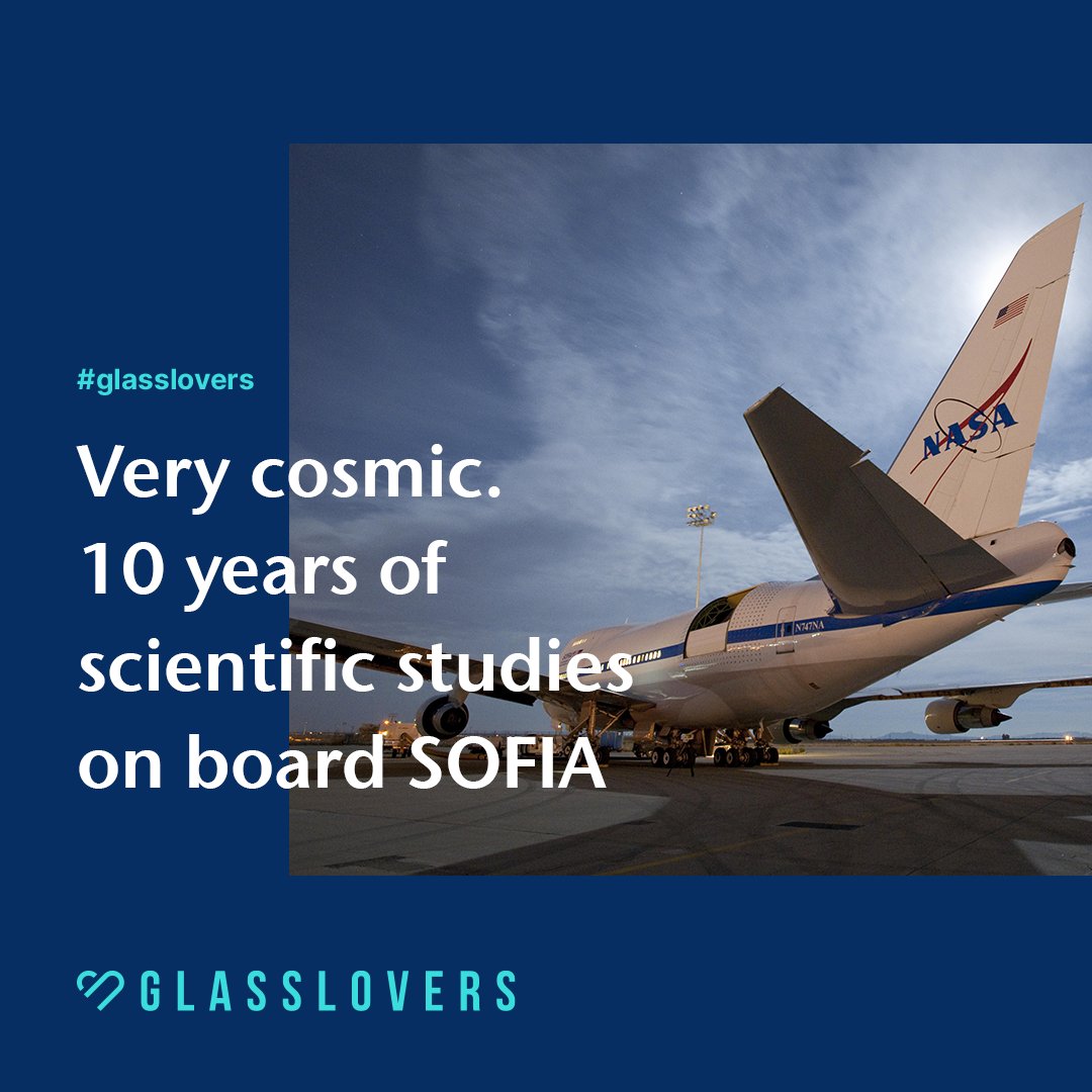 SCHOTT_AG's tweet photo. Ten years ago, the #SOFIA airborne observatory started its first scientific flight. The material for the 2.5-meter primary mirror was made by passionate #glasslovers. The latest achievement of the flying telescope: detecting water on the moon. #zerodur #glassceramics https://t.co/9JsTfPF2pF