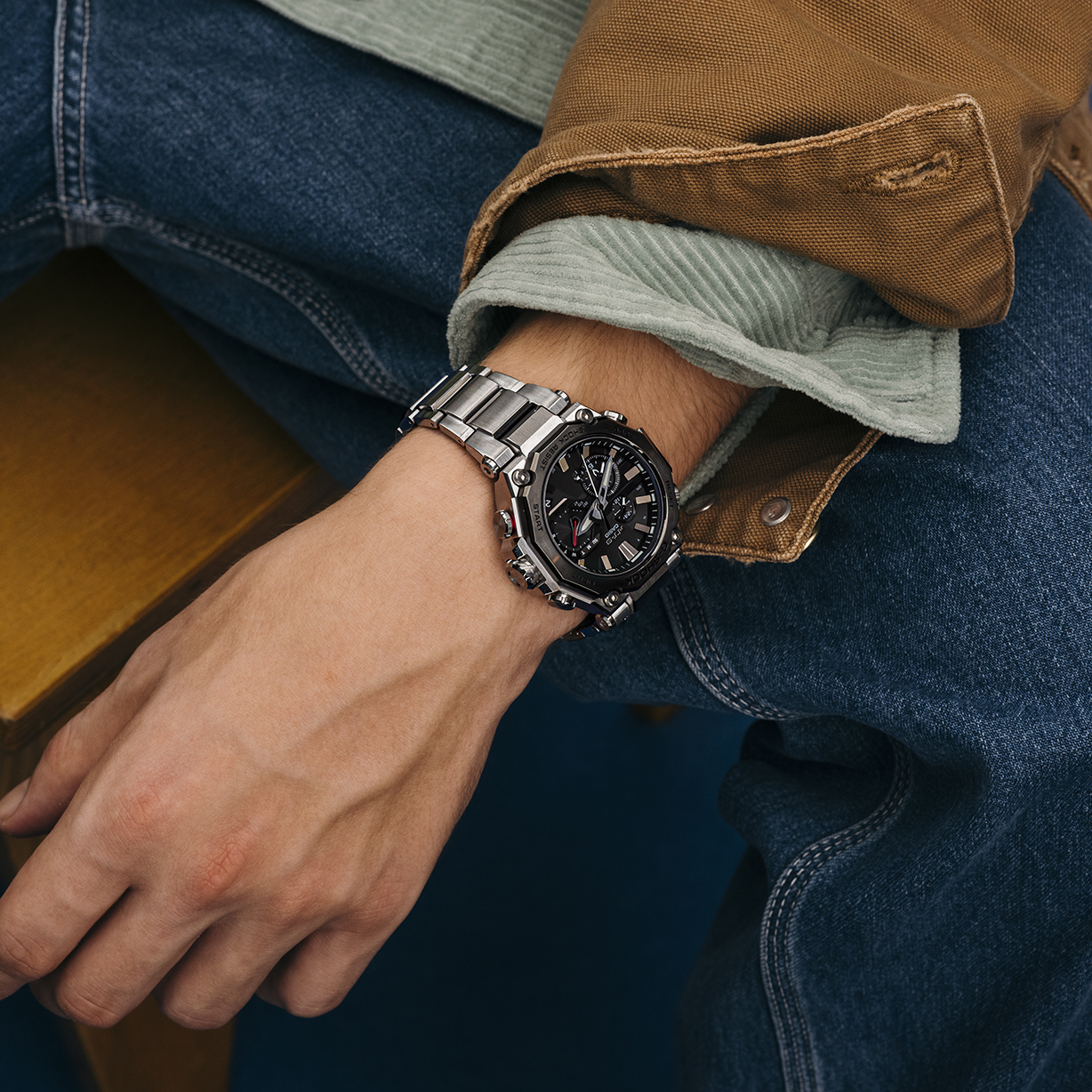 スタイリッシュシンプル 【美品】G-SHOCK MTG-B2000D-1AJF - 通販