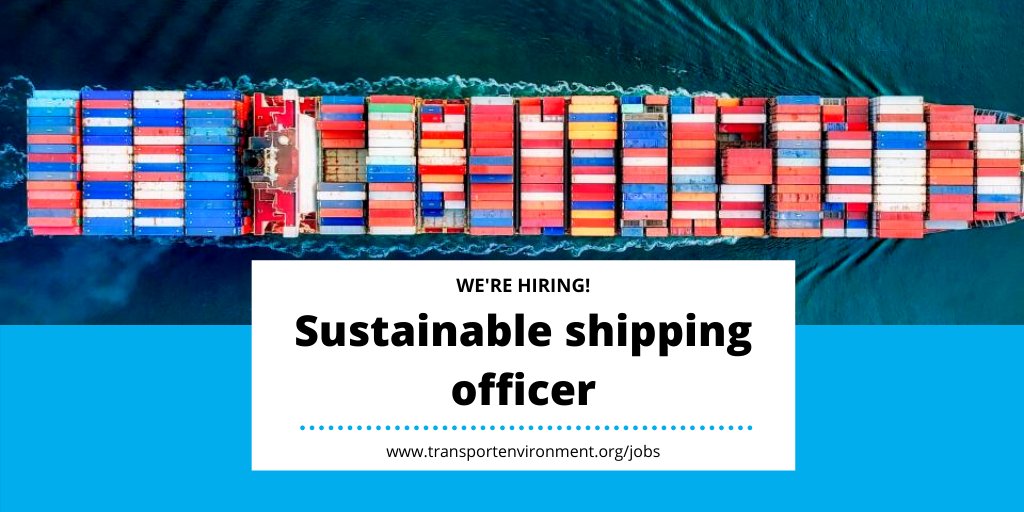 💼Do you have an understanding of EU policy-making and politics, a genuine passion for the environment, and a desire to learn about shipping?  

We are looking for a shipping officer to help decarbonise the maritime transport 🇪🇺🚢

transportenvironment.org/jobs/sustainab…