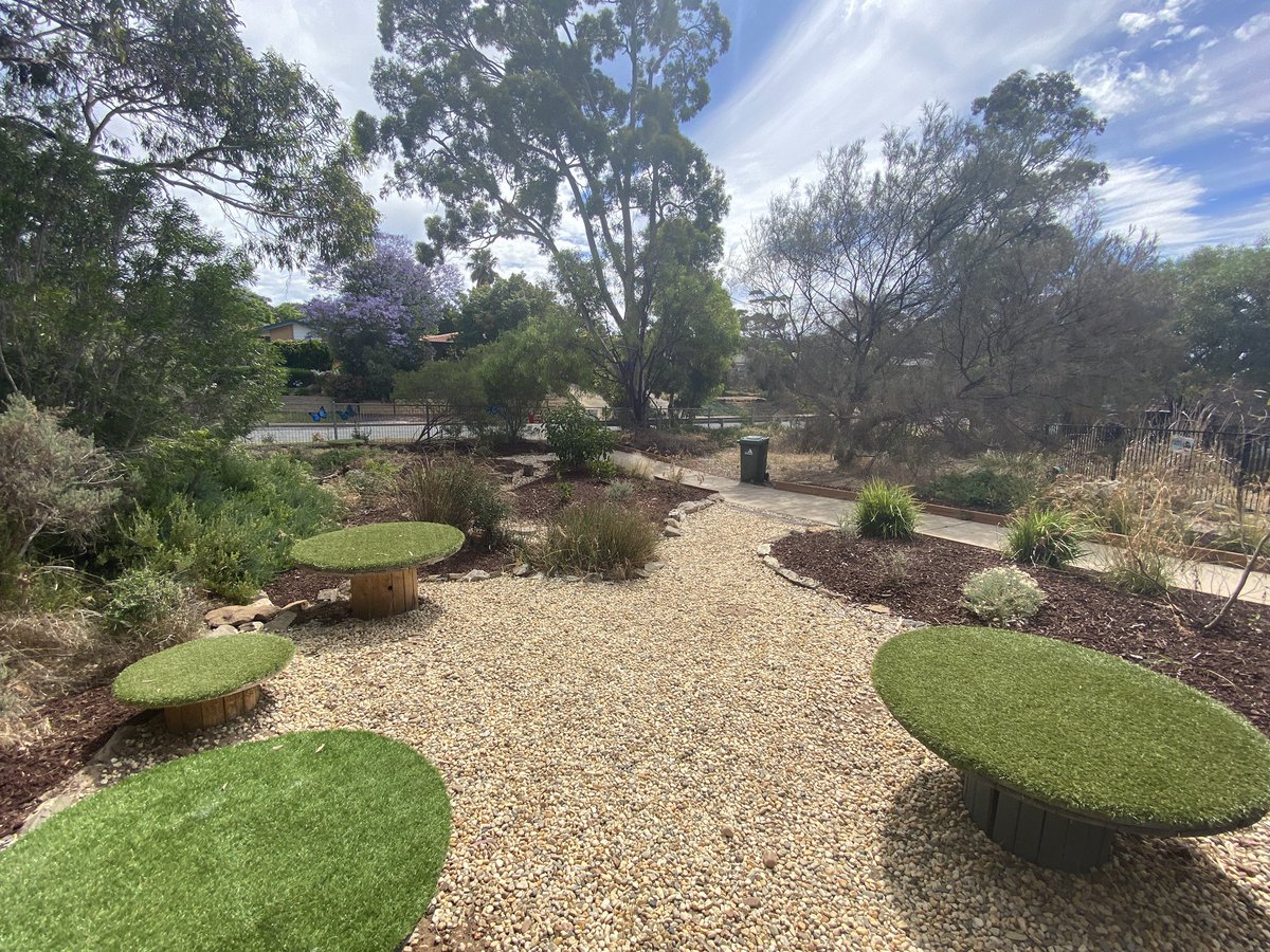 ProjReimaginate's tweet image. Our Secret Garden space might just be finished. Today we topped with brown mulch to contrast the pebbles and native plants. 

What’s next?

#ProjectReimaginate