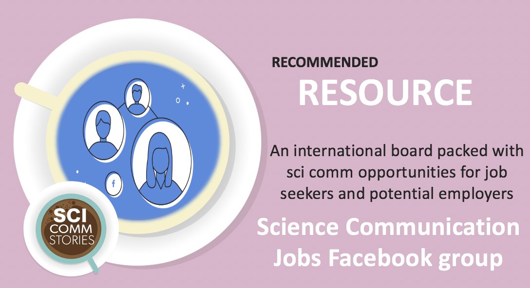 Happy Monday everyone! To start the week, we've got a brilliant resource for you: the Sci Comm jobs Facebook group, packed with opportunities for you. 

Have a fantastic week!

Click here to join: facebook.com/groups/1824464…

#scicomm