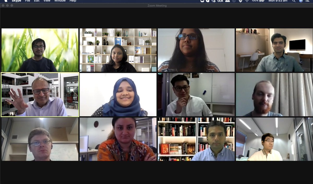 crest_centre's tweet image. Weekly catch-up between the mentors of 20 #CRESTSummerProjects2020 in #Cybersecurity #ArtificialIntelligence &amp;amp; #SoftwareEngineering, funded by @crest_uofa &amp;amp; @CSCRCoz. Great to hear that all the summer scholars are excited &amp;amp; already making good progress towards concrete outcomes.