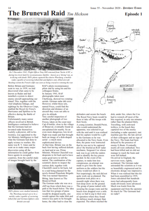 PershoreTimes's tweet photo. The #Bruneval Raid Tim Hickson (part 1) features on page 14 of this month's edition of YOUR local #Newspaper: https://t.co/hjbeR46buh. Send us your news to: news@pershoretimes.co.uk as well as your #adverts to advertising@pershoretimes.co.uk & we'll share them for you #Pershore https://t.co/krmO7Zk1pf