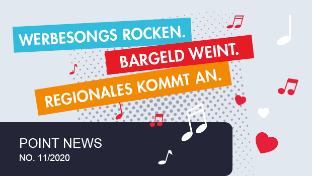 The Power of Love is in the Air - was man bei Werbesongs beachten sollte, warum die Tage des Bargelds gezählt sind und wie man mit regionalem Marketing punkten kann. Steht alles hier, in unserem Blog: bit.ly/37lFin2