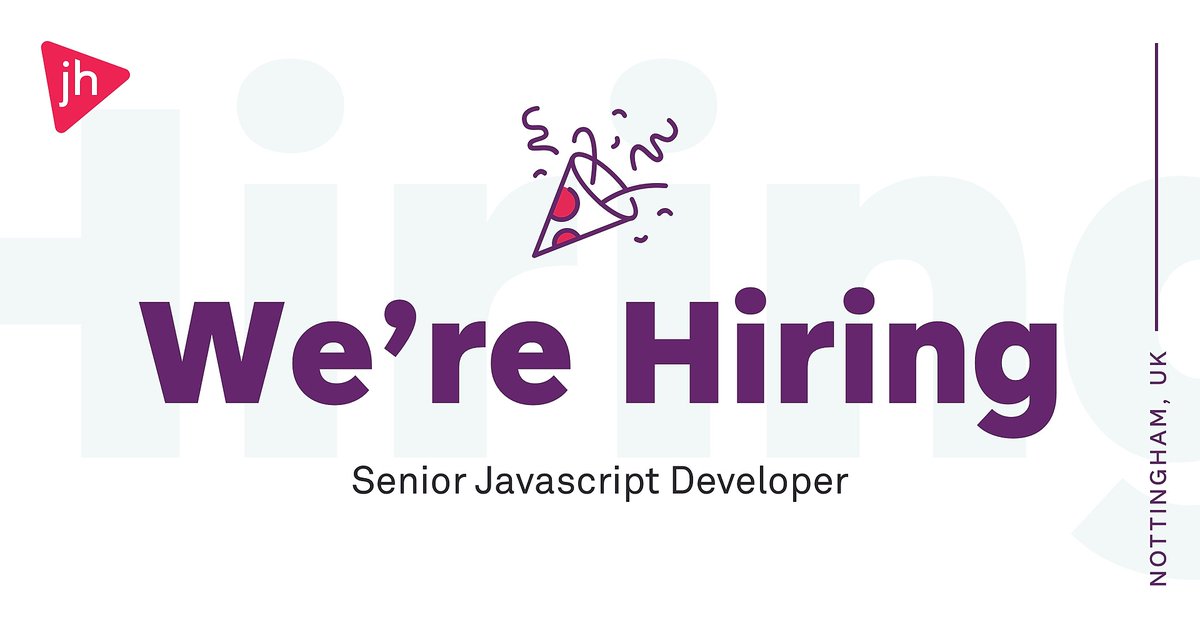 ✅ Latest tech
✅ Fun & friendly team
✅ Support for personal development
✅ World-leading projects

Sound good? Come work for us 👇
wearejh.com/career/senior-…
#developmentjobs #devjobs #ecommercejobs #javascript