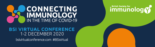 ‘Connecting #immunology in the time of #COVID19’ kicks off tomorrow (1 Dec) 🥳

We can't wait to see the immunology community around the world gather online! 🌍

There's still time to register &amp; hear from an incredible line-up of speakers at #BSIvirtual 👉buff.ly/35azfke