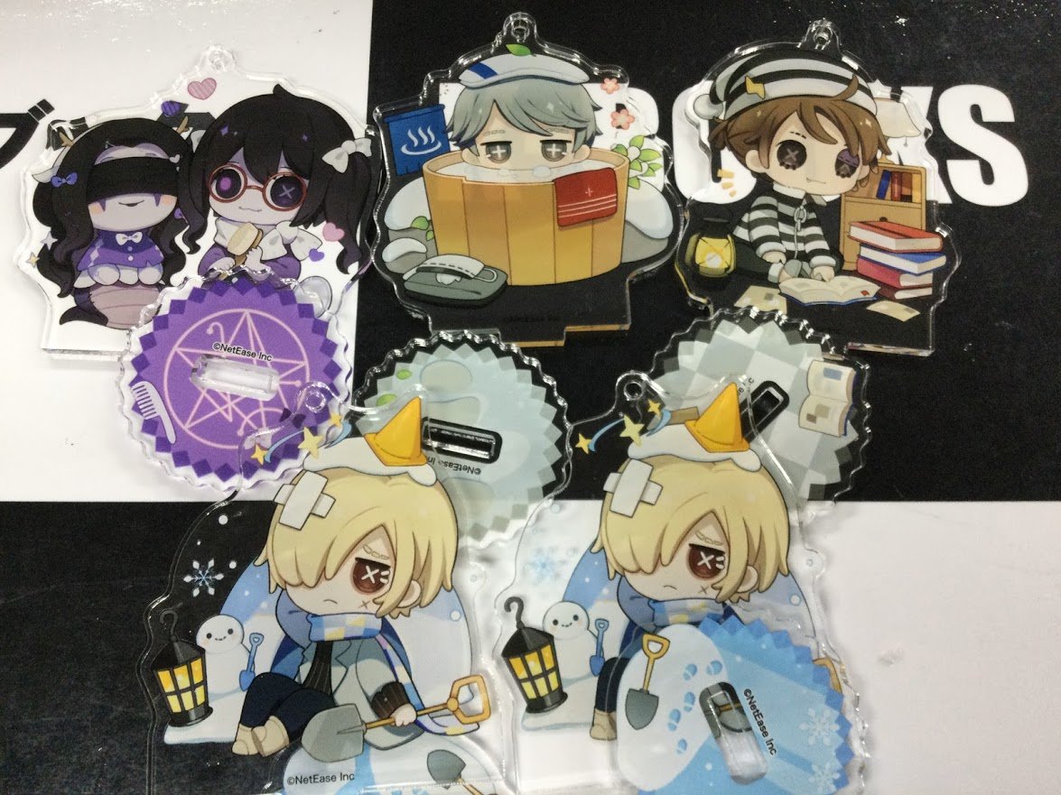 入荷情報】 第五人格 スイパラコラボ Wniter cafe アクリルスタンドと