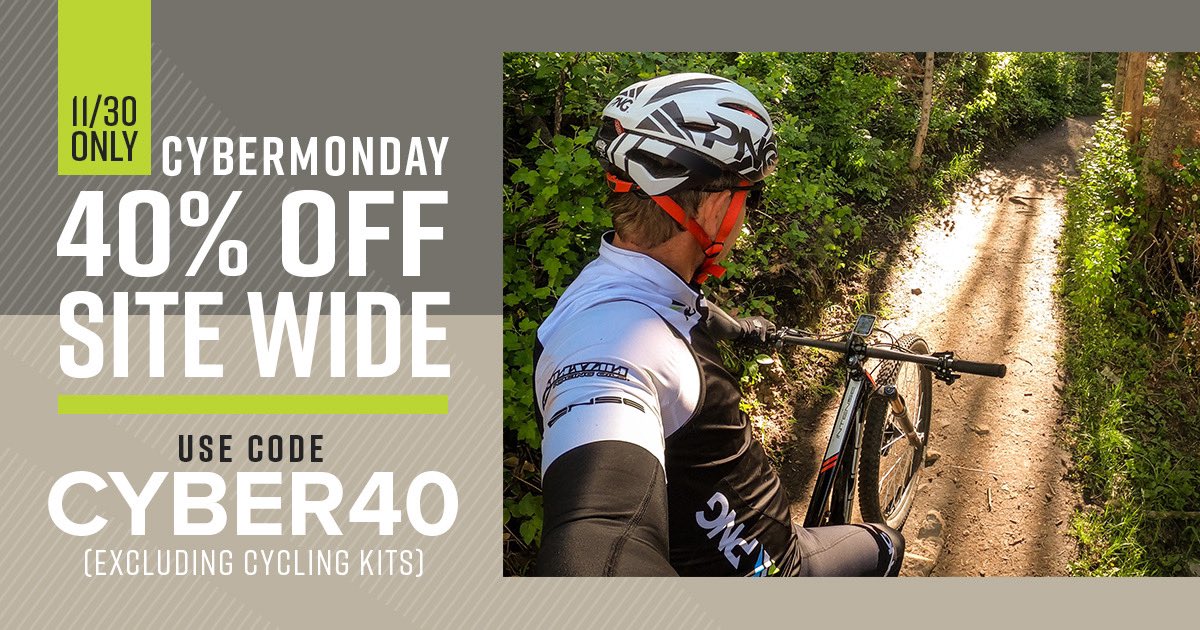 Your Monday just got a lot better! Today only save 40% on the entire store with promo code CYBER40.
|
|
|
#CyberMonday #Nutrition #Hydration #HealthyLiving #Electrolytes #Protein #EnergyGels