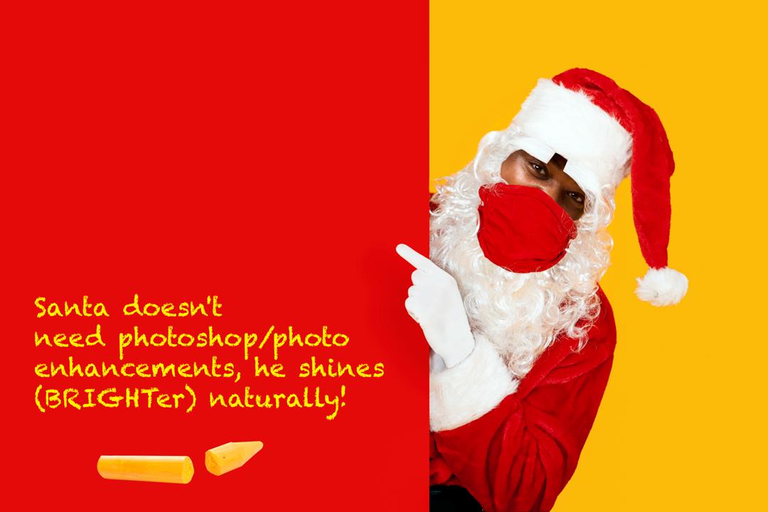 Santa has and will always be RED. You wanna enjoy your festives with Santa? #VaMuGiti