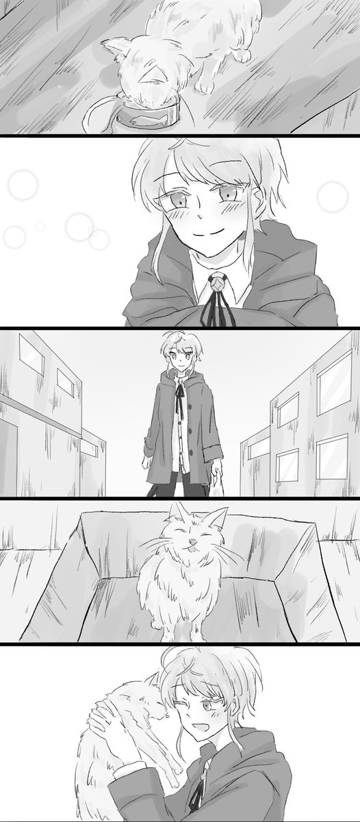 ヒプマイ過去編の漫画よんで乱数つれ〜〜って思いながら描いたまんが(notネタバレ) 
