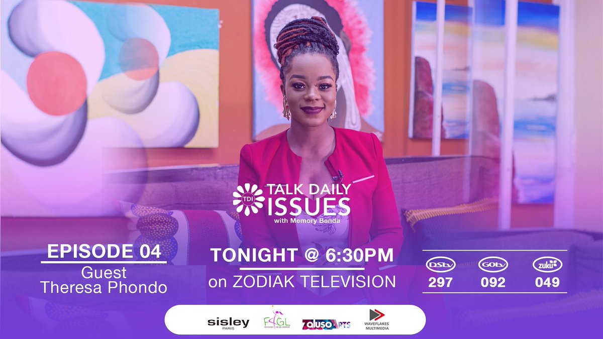 TDI_Talks's tweet photo. Tonight episode with yours truly Theresa Phondo 🔥 tune in on Zodiac tv-  Zodiak Online 

In this episode we are responding to the question of Art and change. Do not despise the artist ✊🏽 Art for positive change is often a vehicle for social change.  
#talkdailyissues  #TDI https://t.co/yVqNcBTfgK