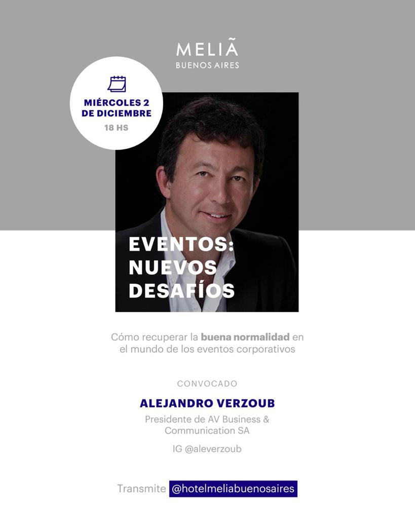 AV_BusCom's tweet image. Se viene una charla imperdible sobre el futuro de los eventos y los nuevos desafíos para una buena normalidad.
Sumate este Miércoles a las 18:00Hs!  #eventoscorporativos #eventosempresariales #fidelización #marketing #eventos #eventmarketing