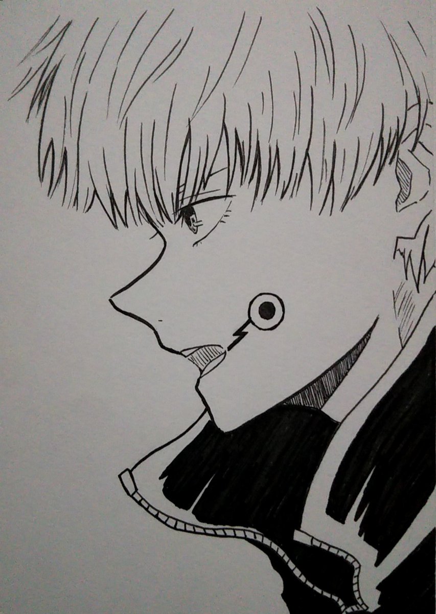 #今月描いた絵を晒そう 
呪術廻戦にハマりました(*゜ω゜) 