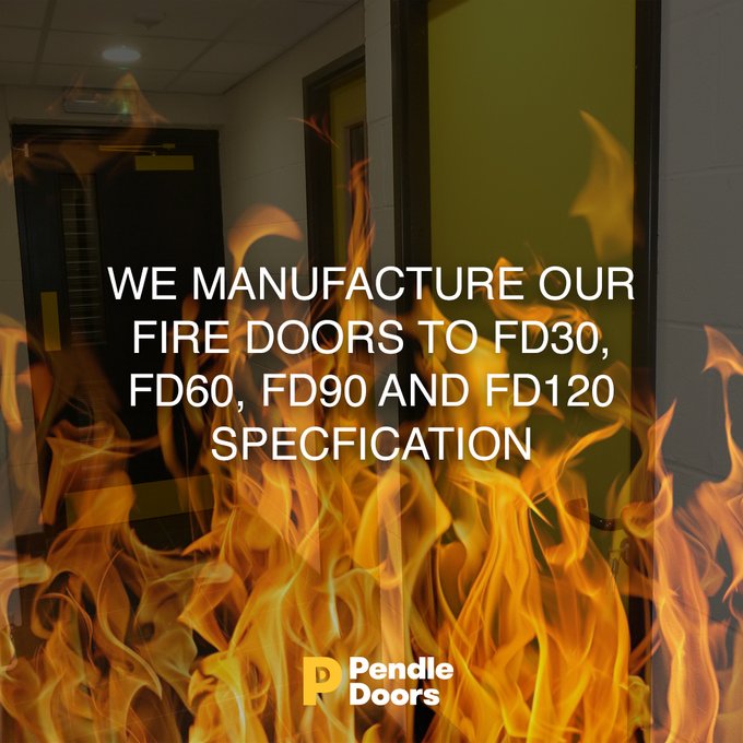 Our #FireDoors can be manufactured to FD30, FD60, FD90 and FD120 but what does this mean? The 30, 60, 90, 120 are the minutes of fire protection that the door provides. #FireSafety  

pendledoors.co.uk/timber-doorset…