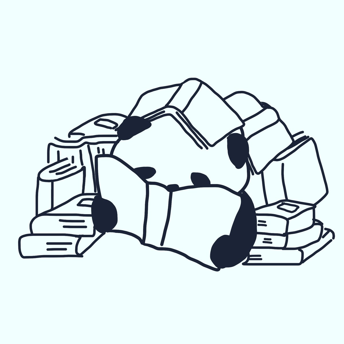 annarosalees2's tweet photo. うもれゆく ぱんだ。
ほんが好きな週末。
#illustration #panda #booklover #bookhangover #bookhangoverforever #everydaydrawing #art #cute #characterdesign https://t.co/tz0amZEWX3