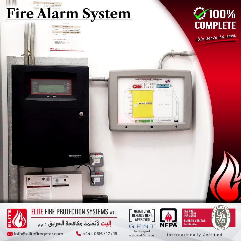 🔊 Secure your business with a reliable world-class fire alarm system. 🔔

To know more about our fire alarm systems, please call 4444 0516 or email at info@elitefireqatar.com ✅

#WeServeToSave #Qatar #FireProtection #FireFighting #QatarProjects