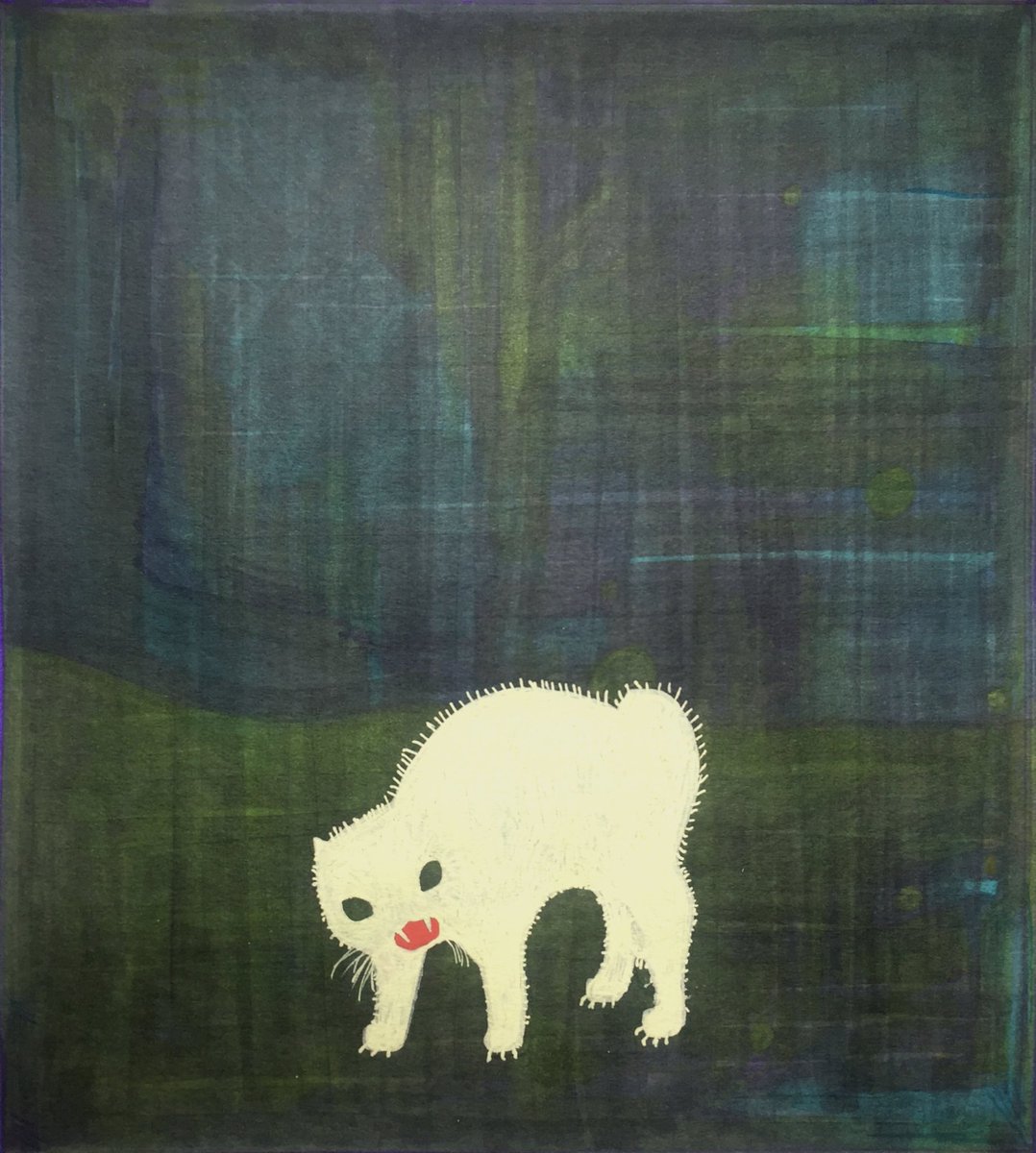 Here’s one from Instagram 😻 
‘Meow’ - marker on paper.
#irishart #meowmeowmeow