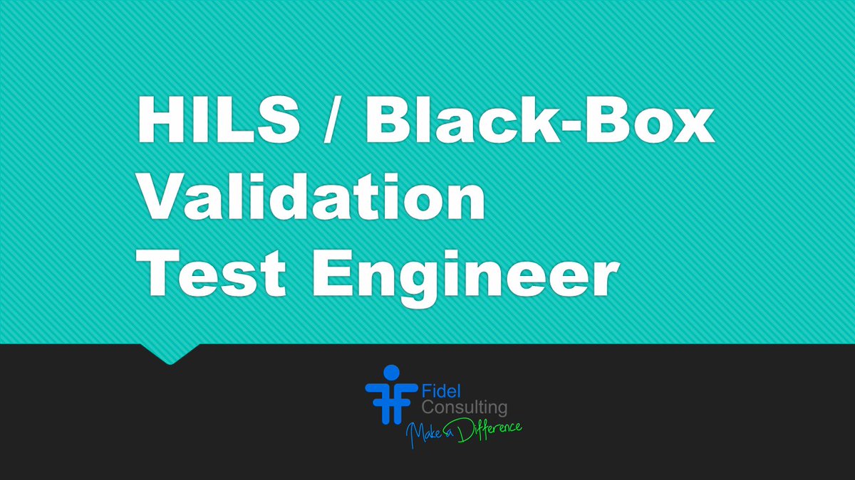 fideljobsjapan's tweet image. Wanted HILS / Black-Box Validation Test Engineer! ~8M~10M
Requirements:
• Experience in Automotive #BlackBox #testing across various ASPICE areas
• Experience in HIL Testing using Vector HIL Tool is preferred. 
Details ↓
fidelconsulting.com/jp/index.php/j…
#SystemValidation #engineer