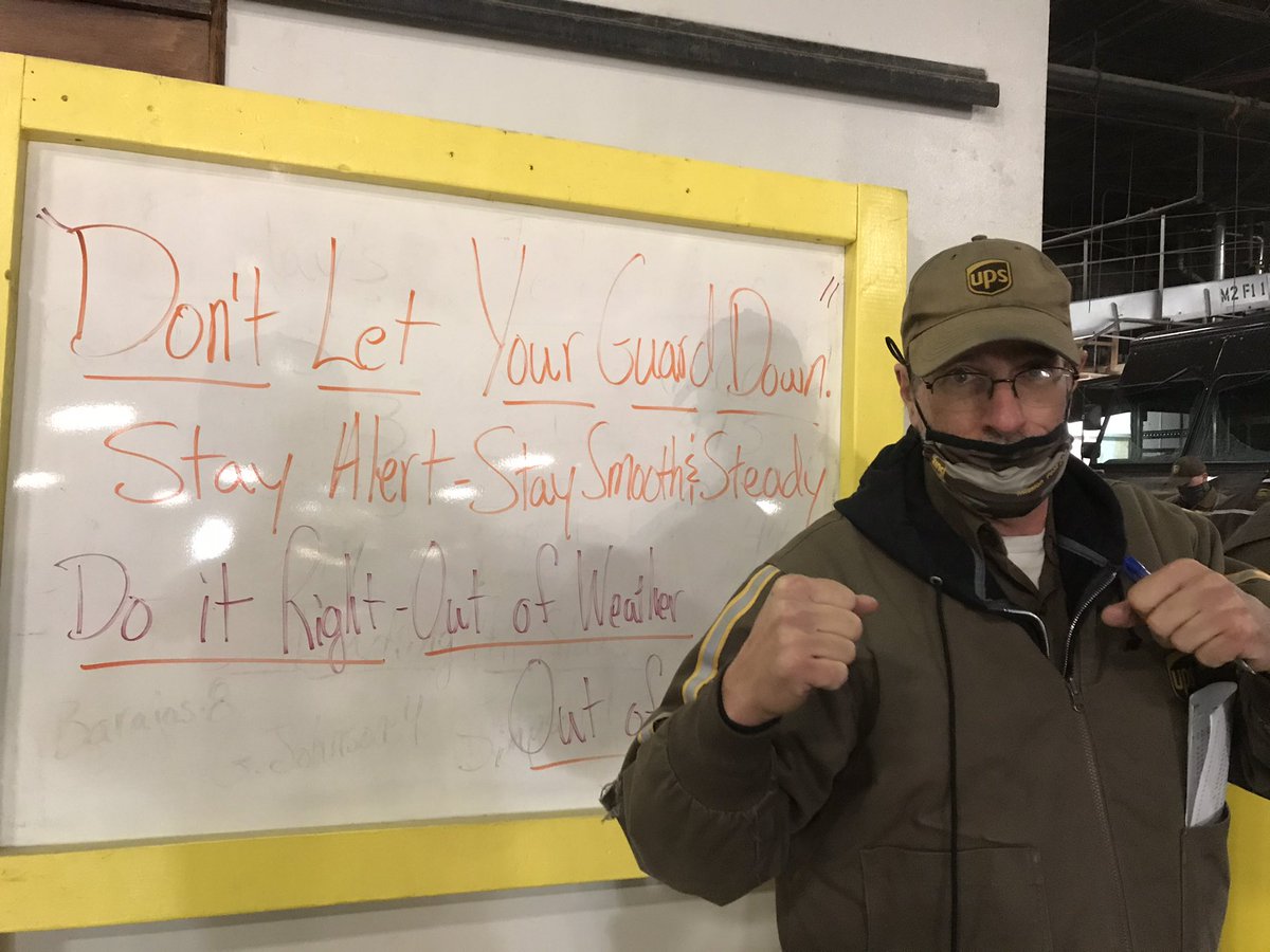 Don’t let your Guard Down!!  Stay Alert - The calm before the Storm. <a href="/marc_peeler/">Lenexa NW CHSP</a> <a href="/CP_UPSers/">Central Plains</a> <a href="/ExperienceUPS/">Experience UPS</a> <a href="/sdaniels3ups/">Steven Daniels</a> <a href="/chipcook4/">chip cook</a> @drdavisups