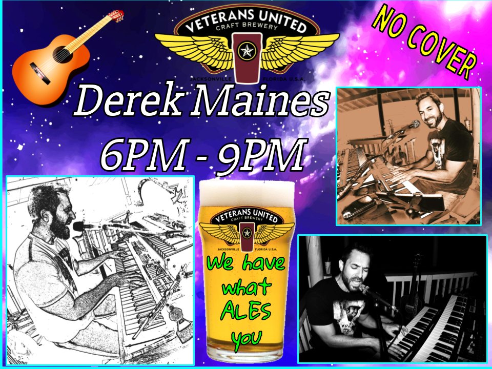 Sounds & Rhythms of Southern Soul, Blues, Funk & RnB by Derek w/ VU! πΊ
Derek's rockin' the house on Friday! π€πΈ
#beer #BeerOClock #livemusic #musician #acousticguitar #classicrock #countrymusic #FridayVibes #FridayFeeling #FridayThoughts #goodbeer #BestBeer #beertweets https://t.co/G5J9jZszkC