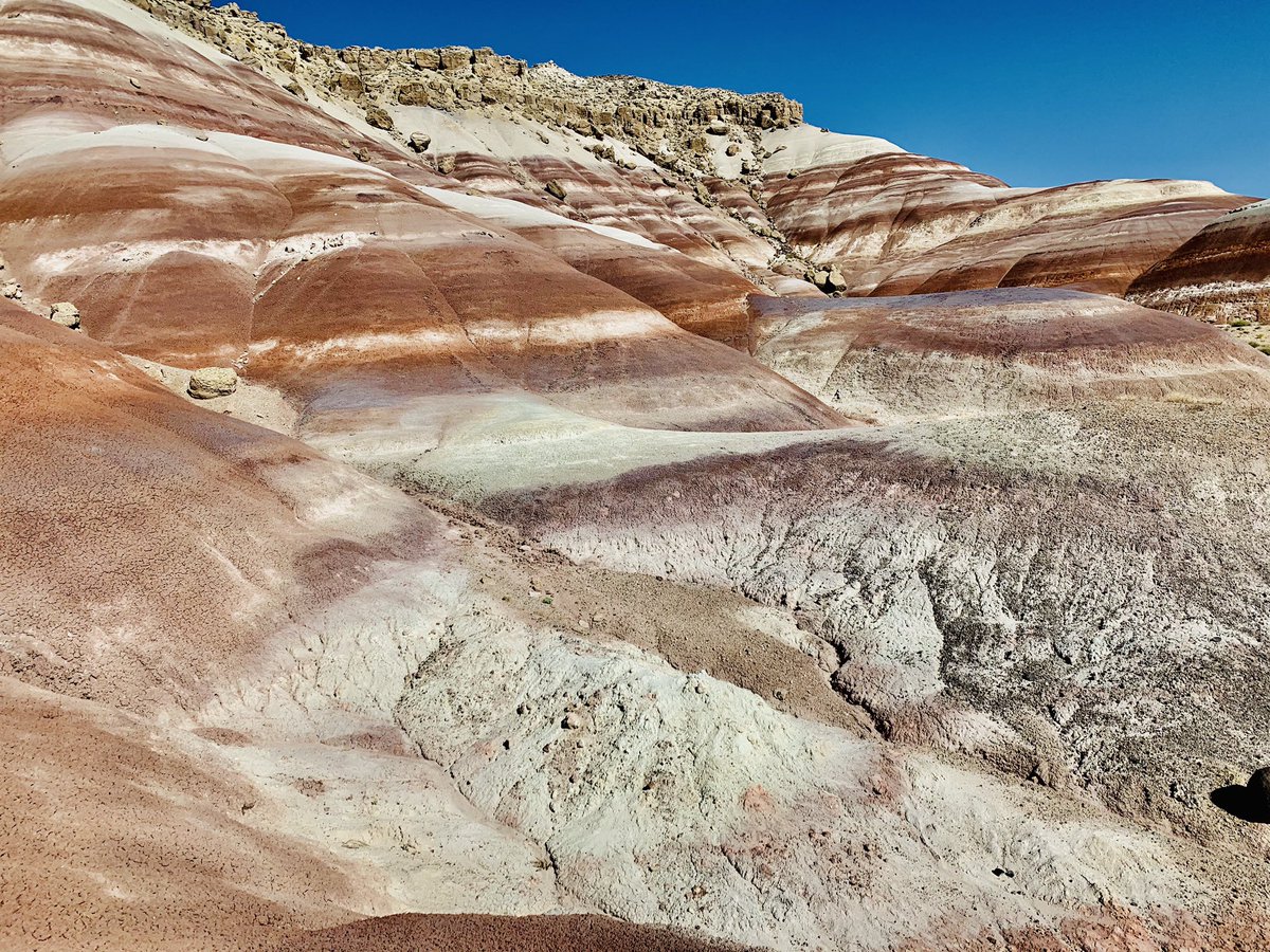 Utah’s otherworldly Bentonite Hills near Capitol Reef NP for today’s #Top4Theme. It’s #Top4Hills with @touchse @CharlesMcCool @Giselleinmotion and @perthtravelers!!! This area in Utah can only be accessed off-road with a 4x4 so most people never see it