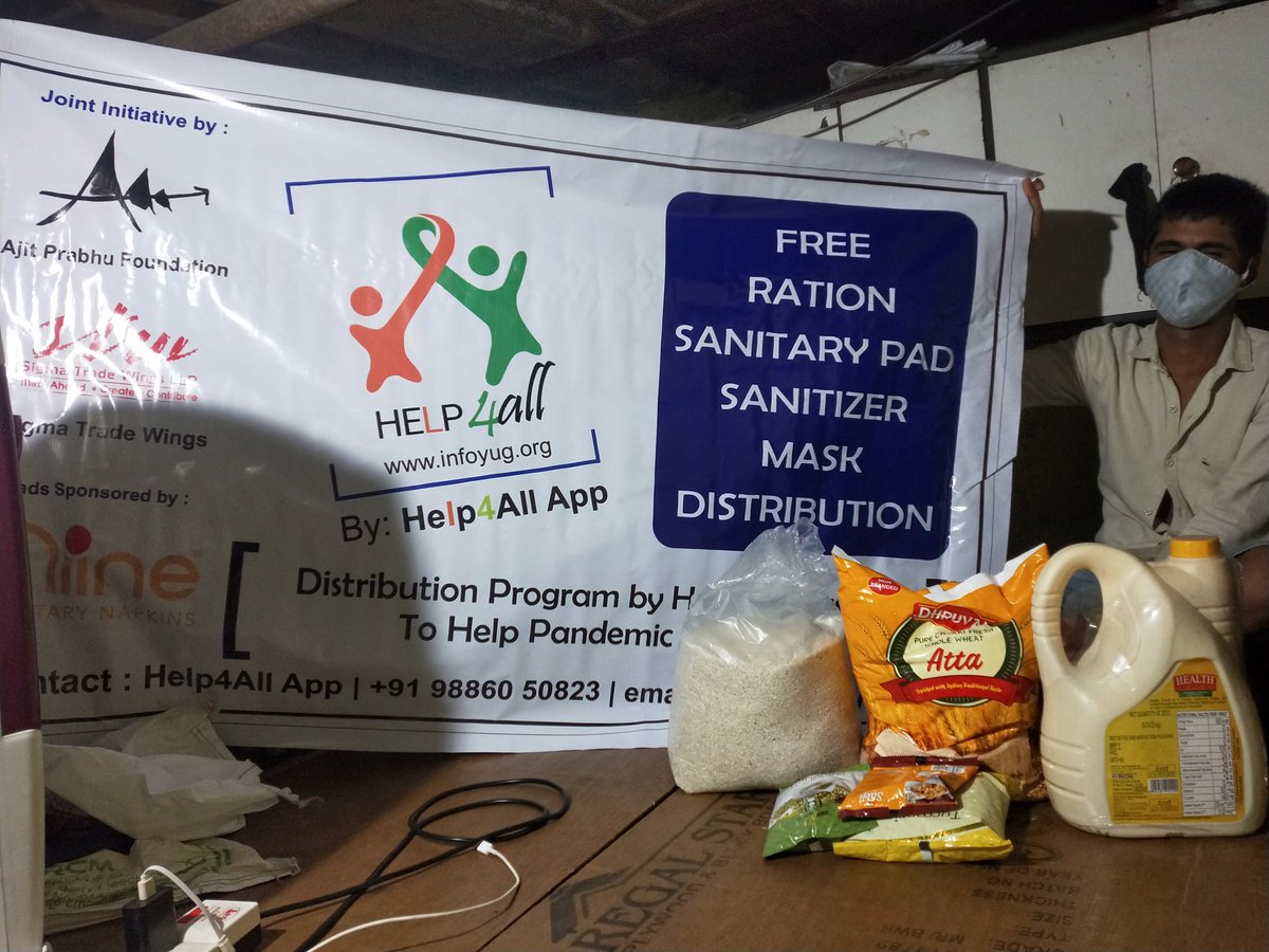 Manishactor2's tweet image. Aj mumbai andheri me ak struggler ko ak month ka ration provide kiya gya @Help4All_intl ke madad se har muskilo me @Help4All_intl ki madad hamesa fast hoti hai thanku @Help4All_intl #Actormanish #Help4all @PMOIndia @SonuSood @FcSonuSood @arjunbhatigolf