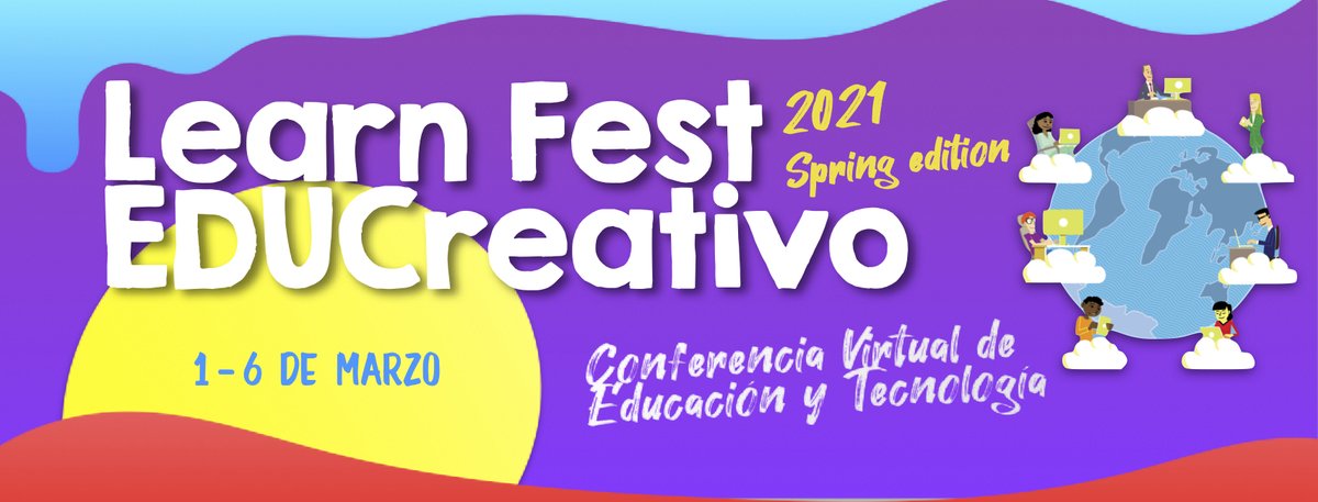 Save the Date!
Del 1 al 6 de marzo, 2021

¡Separa las fechas para una semana entera de aprendizaje! 

Costo: 130 pesos MXN
Venta de boletos: 30 de noviembre
learnfest21.eventbrite.com.mx

#edulearnfest #distancelearning #AprendiendoEnCasa #remotelearning 
mailchi.mp/4bf1486b3ba5/s…