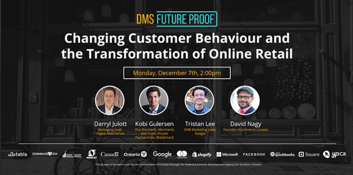 Wondering how the current shift in consumers behaviour will affect your business?

Tune in next Monday with @digital_mainst for a discussion on changing #customerbehaviour and the transformation of online retail!

Secure your spot at: ow.ly/b4Zi50CxBJm