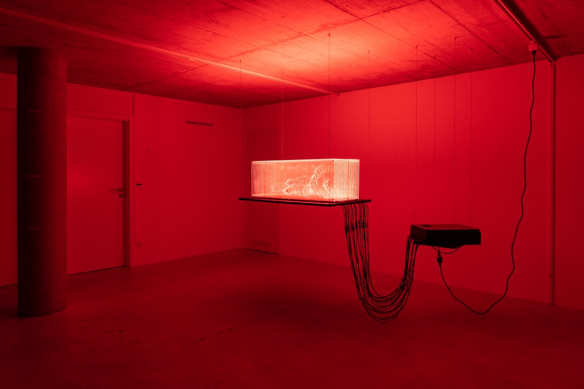 STATEStudioBLN's tweet photo. Imagine a warning light system for our planet’s most threatening issues! 🚨 "#Obiettivo" by @xdxd_vs_xdxd &amp; @PenelopePixel reacts to the number of people living in poverty by emitting red light in the public space. Visit #Hypertopia online: https://t.co/74lpSuYNoT 📸Anne Freitag https://t.co/9YRTgOQ8Uo