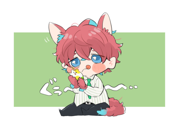 「ひふみは友達…ひふみはともだ…ペロッ 」|しかく。のイラスト