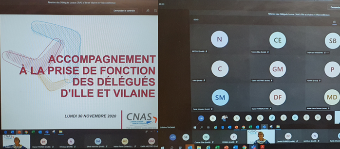 cnasouest's tweet photo. 🔈🔈Les réunions des Délégations du @cnasouest continuent👨‍💻👩‍💻
Aujourd’hui, le Président et les membres de la délégation d’#illeetvilaine ont informé, mobilisé les délégués à intégrer les instances du @cnas : bureau départemental... https://t.co/eucrTmV8R4