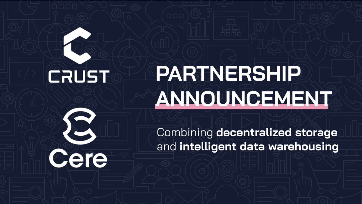 cerenetwork's tweet photo. 📢New Partnership alert📢

@cerenetwork &amp; @CrustNetwork are partnering up to further strengthen the @Polkadot Ecosystem! 

Both platforms will be fully compatible with @web3foundation standards🔀

Read: https://t.co/9xanthVLJx

#partnerships #Adoption #web3 #decentralized https://t.co/FfbxeOhjKq