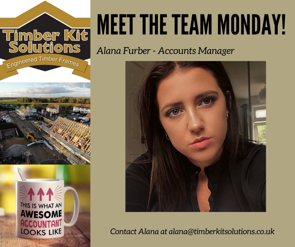 #meettheteammonday Accounts Manager Alana! 
Alana, is AAT qualified &amp; has worked with us for a year. 
She contributes towards the preparation of accounts, controlling and forecasting income and expenditure, auditing financial information, liaising with the finance director.