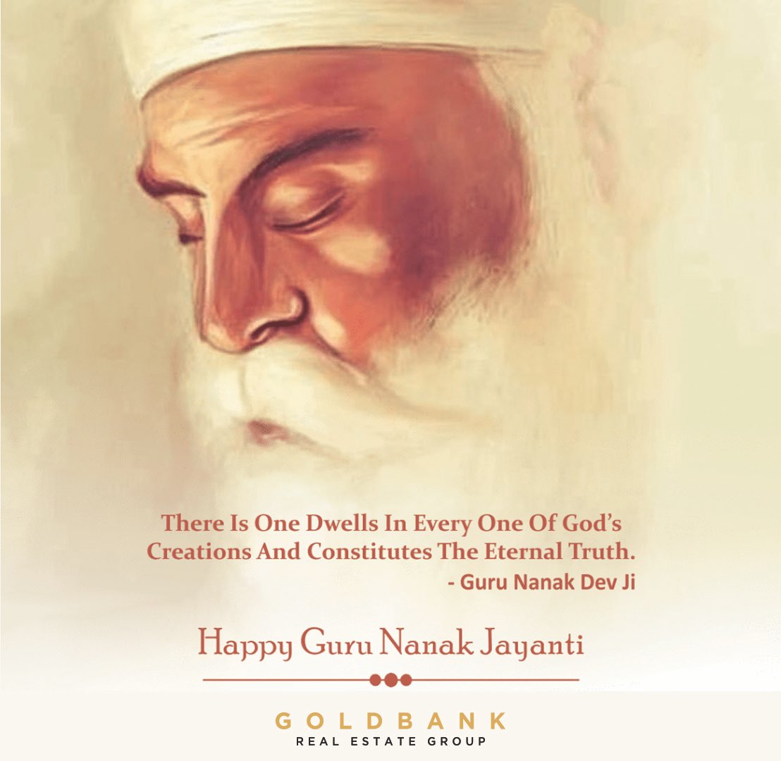 GoldbankGroup's tweet photo. Best wishes to you and your family on the auspicious day.

Happy Gurpurab 🙏🌹🙏 https://t.co/ZzpF2g8WLO