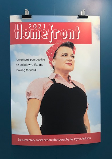 ArtAtBU's tweet photo. NEW Atrium Gallery Exhibition: Homefront - A women's perspective on lockdown, life and looking forward. Please feel free to drop by the gallery and enjoy award winning photographer Jayne Jackson's new project to raise awareness of contemporary women's issues. Entry free. https://t.co/AZdK2XmIBt